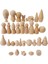No.21 Tarzı Ahşap Peg Bebekler Mini Insanlar Bebekler El Yapımı Dıy Bitmemiş Doğal Ahşap Bebekler Pegdolls Boyasız Boş Çocuk Ev Dekorasyonu (Yurt Dışından) 3