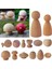 No.21 Tarzı Ahşap Peg Bebekler Mini Insanlar Bebekler El Yapımı Dıy Bitmemiş Doğal Ahşap Bebekler Pegdolls Boyasız Boş Çocuk Ev Dekorasyonu (Yurt Dışından) 4