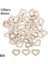 H04-4CM-100PCS Tarzı Bitmemiş Ahşap Yuvarlak Kalp Ahşap Etiket Doğal Ahşap Dilim El Yapımı Ahşap El Sanatları Dıy Ahşap Boyama Ev Asılı Dekorasyon Için (Yurt Dışından) 1