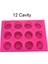 12CAVITY Rastgelerenk Stili Aviities 4.6cm Yuvarlak Silikon Sabun Kalıbı Zanaat El Yapımı Mum Kalıbı Fondan Kalıpları Sabun Yapımı Için Kek Pişirme Kalıpları Kalıp (Yurt Dışından) 1