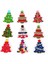 Chris Patten 24 mm Stili Rastgele Karışık 2 Delik Noel Dekoratif Düğmeleri Karışık Dikiş Ahşap Scrapbooking Düğmeleri Chris-Tree Şekli Yeni (Yurt Dışından) 5