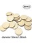 20 Adet 5cm 1.96 Inç Tarzı Bitmemiş Ahşap Yuvarlak Daireler Yüzük El Sanatları Kartı Scrapbooking Dıy Süsleme Sanatları Dekoratif El Sanatları Yapımı (Yurt Dışından) 1