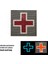 32 Yansıtıcı 6X6CM Stili Tıbbi Yansıtıcı Yamalar Medic Kauçuk 3D Pvc Paramedik Taktik Rozeti Doktor Çapraz Acil Kurtarma Işlemeli Yamalar (Yurt Dışından) 1