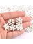 35MM 50 Adet Tarzı 20MM Mix Ahşap Beyaz Kar Taneleri Noel Süsleri Noel Kolye Diy Scrapbooking Craft Yeni Yıl Ev Dekorasyonu (Yurt Dışından) 2