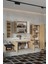 Banyo Zakkum 100 cm Banyo Dolabı Aynalı Üst Dolap Boy Dolabı ve Rafı 4