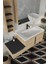 Banyo Zakkum 120 cm Banyo Dolabı+Dolaplı Aynalı Üst Dolap 2