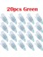 20 Adet Yeşil Stil Lmdz Mini Çok Amaçlı Klipsler Dikiş Klipsi Olarak Kullanın Kapitone Için Bağlama Klipsi Tığ Işi Örgü Genel Amaçlı (Yurt Dışından) 1