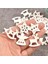 35MM 50 Adet Tarzı Karışık Ahşap Beyaz Noel Kar Tanesi Scrapbooking El Sanatları Dıy El Yapımı Aksesuarlar Ev Dekorasyonu Için Ağaç Süsleme (Yurt Dışından) 5