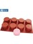 8 Delik Yuvarlak Silindir Sütun Silikon El Yapımı Sabun Kalıbı Muffin Cup Cupcake Mousse Kek Kalıbı Craft Dıy Kalıp Silikon Sabun Kalıbı (Yurt Dışından) 1