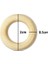 20MM-5MM 50 Adet Stil Ahşap Yüzük Bebek Diş Kaşıyıcı Daire Doğal Ahşap Kemirgen Diş Çıkarma Halkası Oyuncak Montessori Dıy Hemşirelik Bebek Hediye Süsler Aksesuarları (Yurt Dışından) 1