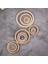 20MM-5MM 50 Adet Stil Ahşap Yüzük Bebek Diş Kaşıyıcı Daire Doğal Ahşap Kemirgen Diş Çıkarma Halkası Oyuncak Montessori Dıy Hemşirelik Bebek Hediye Süsler Aksesuarları (Yurt Dışından) 4