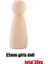 35 mm Kız Stili Birçok Ahşap Peg Doll Dıy Craft El Yapımı Boş Kadın Erkek Diy Ahşap El Sanatları Için Boyasız Rakamlar Bebek Oyuncakları Ev Deco (Yurt Dışından) 1