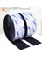 Siyah 10CM x 1 Metre Stili 3m Siyah Beyaz Güçlü Velcros Kendinden Yapışkanlı Cırt Cırt Raptiye Bant Ağır Hizmet Tipi Velcro Çift Bant Naylon Çıkartmalar Dıy Için 1m (Yurt Dışından) 2