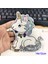 PE3978CT Stili Sevimli Unicorn Yama Pul Yamalar Giyim Çıkartmaları Dıy Karikatür Unicorn Yama Hayvan Çizgili Yamalar Dikmek Aplike Rozeti (Yurt Dışından) 1