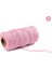 Açık Pembe Tarzı 100 Yard 100% Saf Pamuk Bükülmüş Kordon Halat El Sanatları Makrome Artisan Dize Fırıncı Sicim Çok Renkli Pamuk Keten Halat Ev Tekstili (Yurt Dışından) 1