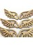 Angel Wings Ahşap Yamalar El Sanatları Için Sevimli Hiçbir Delik Ahşap Reative Dıy Aksesuarları (Yurt Dışından) 2