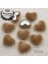 Koyu Gri 50 Adet Tarzı Karışık Renkler Hariy Kumaş Kaplı Kalp Düğmeleri Ev Bahçe Flatback Cabochon El Sanatları Scrapbooking Dıy, 14*17MM (Yurt Dışından) 4