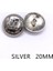 Gümüş 20MM Stili RJ922,10PCS, 27MM Altın Metal Butto Altın Rengi, Imparatorluk Tacı Klasik Moda Ingiliz Tarzı, Konfeksiyon Aksesuarları Dıy Malzemeleri (Yurt Dışından) 1