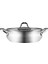 New Akara Indüksiyon Tabanlı Çelik Karnıyarık Tencere 24 cm Metal 1