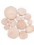 5-6cm Tarzı 1 Paket Bitmemiş Çam Doğal Yuvarlak Ahşap Dilimleri Daireler Ağaç Kabuğu ile Dıy El Sanatları Için Günlük Diskler Düğün Parti Boyama Dekor (Yurt Dışından) 5