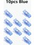10 Adet-Mavi Tarzı Dailylike Olorful Dikiş Klipleri Dıy Ev Plastik Giysi Klipleri Fotoğraf Kağıdı ve Dikiş Patchwork Aracı (Yurt Dışından) 1