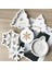 Yaprak Stili Kar Noel Ağacı Silikon Kalıp El Yapımı Sabun Kalıp Kek Pişirme Aracı Aroma Mum Alçı Kil Kalıp Noel Yeni Yıl Partisi Iyilik (Yurt Dışından) 2