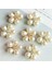 Altın Tarzı Lot 24MM * 24MM Noel Rhinestone Inciler Düğün Dekorasyon Için Çiçek Düğmeleri Metal Broş Saç Yay Dıy Takı Craft (Yurt Dışından) 2
