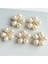 Altın Tarzı Lot 24MM * 24MM Noel Rhinestone Inciler Düğün Dekorasyon Için Çiçek Düğmeleri Metal Broş Saç Yay Dıy Takı Craft (Yurt Dışından) 4