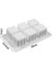 1 Adet 28X16.6X5.8CM Tarzı 6 Kaviteler 3D Küp Pişirme Mus Kek Kalıbı Silikon Kare Kabarcık Tatlı Kalıpları Kek Tepsisi Bakeware Noel Mum Alçı Kalıp (Yurt Dışından) 1