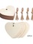 20 Adet 8X8CM Tarzı Pc Doğal Ahşap Kalp Dilimleri Noel Düğün Dekor Için Doğal Sicim ile Bitmemiş Önceden Delinmiş Ahşap Boş Kalp Dilimleri (Yurt Dışından) 1