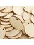 40MM Tarzı Lot Yuvarlak Şekil El Yapımı Ahşap Parça Asılı Kolye Doğal Ahşap Süsleme Scrapbooking Ahşap Dıy El Sanatları Ev Dekorasyonu (Yurt Dışından) 3