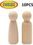 90 mm Erkek Çocuk Stili mm Ahşap Peg Bebekler Kız Erkek Bebekler Dıy El Yapımı Ev Kreş Dekorasyon Figürler Bitmemiş Ahşap Bebekler Pegdolls (Yurt Dışından) 2