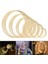 27CM Tarzı Bambu El Sanatları Makrome Halka Çerçeve Çiçek Çelenk El Sanatları Aracı Dream Catcher Daire Asılı Daire Ev Dekorasyonu (Yurt Dışından) 4
