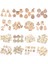 MT2503-50 Adet Tarzı Karışık Noel Ağacı Asılı Süsler Ahşap Dekorasyon Doğal Ahşap Dıy El Sanatları Ev Noel Süslemeleri Çocuklar Hediyeler (Yurt Dışından) 2