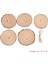 6-7cm Tarzı Lot Yuvarlak Şekil El Yapımı Ahşap Parça Asılı Kolye Doğal Ahşap Süsleme Scrapbooking Ahşap Dıy El Sanatları Ev Dekorasyonu (Yurt Dışından) 1