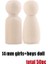 55 mm Erkek ve Kız Stili Birçok Mmmm Ahşap El Sanatları Kız ve Erkek Diy El Yapımı Boş Ev Dekorasyon Bebek Oyuncakları Peg Bebekler Bebek Odası Için Ahşap El Sanatları (Yurt Dışından) 1