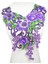 No.3 Tarzı Urple Nakış Yaka Yaka Venise Dantel Çiçekler Yaka Aplike Trim, Dantel Kumaş Dikiş Malzemeleri (Yurt Dışından) 5