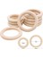 B01-8MM-200PCS Tarzı M Doğal Ahşap Yüzükler Bebek Diş Çıkarma Yüzükler Bebek Diş Kaşıyıcı Çocuk Oyuncak Ahşap Boncuklar Dıy Craft Hediye Için Ev Dekorasyon (Yurt Dışından) 3