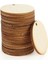 50MM Tarzı Lot Yuvarlak Şekil El Yapımı Ahşap Parça Asılı Kolye Doğal Ahşap Süsleme Scrapbooking Ahşap Dıy El Sanatları Ev Dekorasyonu (Yurt Dışından) 4