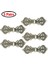 Bronz A Stili Tek Boyut 5 Pairs Vintage Çin Düğüm Düğmeleri Çiçek Tutturmak Klipsler Kazak Hırka Raptiye Dıy Dekor Giyim Için Kanca ve Göz Tokaları (Yurt Dışından) 1