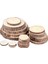 10PC 0.5cm 4-5cm Tarzı Paketi Doğal Çam Yuvarlak Bitmemiş Ahşap Dilimleri Ağaç Kabuğu ile Daireler Günlük Diskler Dıy El Sanatları Düğün Parti Boyama (Yurt Dışından) 2