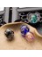 Renk 2 Tarzı Lot 8mm Yuvarlak Işıklı Çiçek Cam Gevşek Boncuklar Aydınlık Lampwork Boncuk El Yapımı Kristal Dıy Dikiş Mamulleri (Yurt Dışından) 3