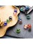 Renk 2 Tarzı Lot 8mm Yuvarlak Işıklı Çiçek Cam Gevşek Boncuklar Aydınlık Lampwork Boncuk El Yapımı Kristal Dıy Dikiş Mamulleri (Yurt Dışından) 4