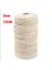 3mm 100M Tarzı mm Makrome Halat Bükülmüş Dize Pamuk Kordon El Yapımı Doğal Bej Halat Dıy Ev Düğün Aksesuarları Hediye (Yurt Dışından) 1