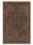 Vintage Halı Modern Motifli Kahverengi Kilim Desenli Dijital Şönil Halı 2