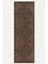 Vintage Halı Modern Motifli Kahverengi Kilim Desenli Dijital Şönil Halı 5