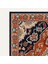 Vintage Halı Modern Motifli Turuncu ve Bej Klasik Desenli Dijital Şönil Halı 3