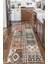 Vintage Çok Renkli Kilim ve Eskitme Dijital Şönil Halı 4