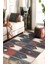Geometrik Desenli Vintage Aztec Modern Salon Halısı Dokuma Taban Dekoratif Şönil Yıkanabilir Halı 1