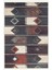 Geometrik Desenli Vintage Aztec Modern Salon Halısı Dokuma Taban Dekoratif Şönil Yıkanabilir Halı 3